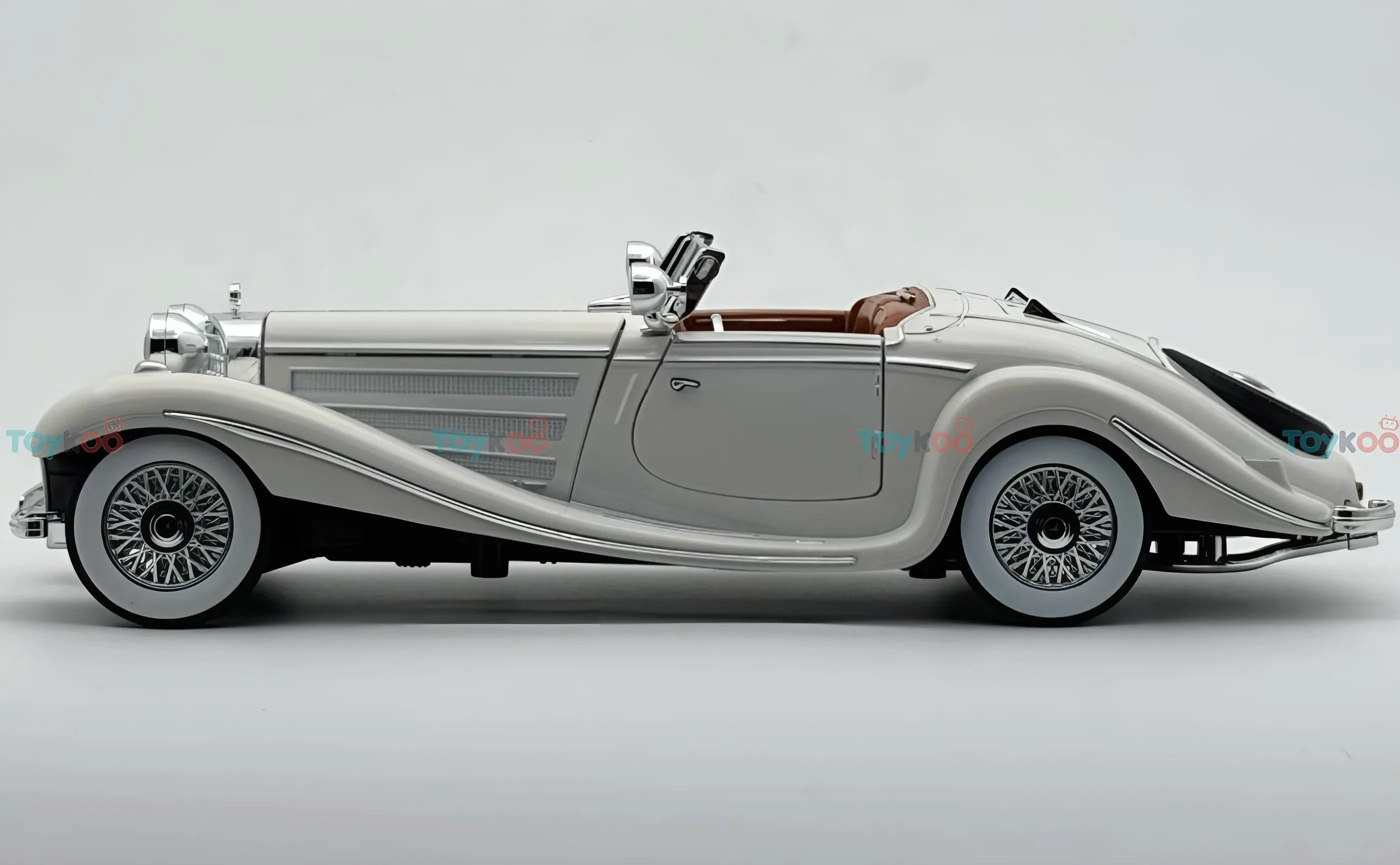1936 Mercedes-Benz 500K 1:18 roadster  diecast scale model car - Big Size - Image 4