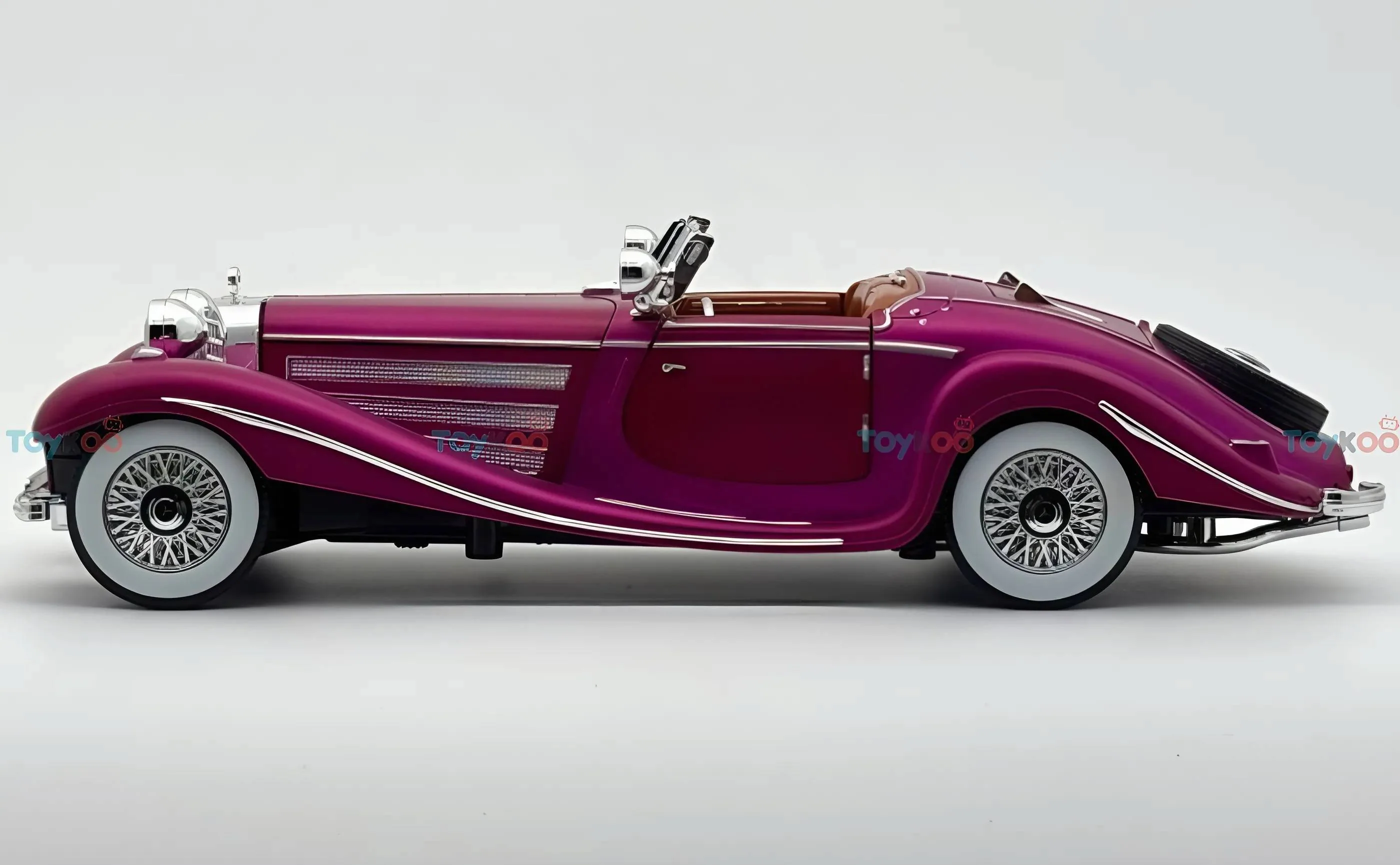 1936 Mercedes-Benz 500K 1:18 roadster  diecast scale model car - Big Size - Image 16