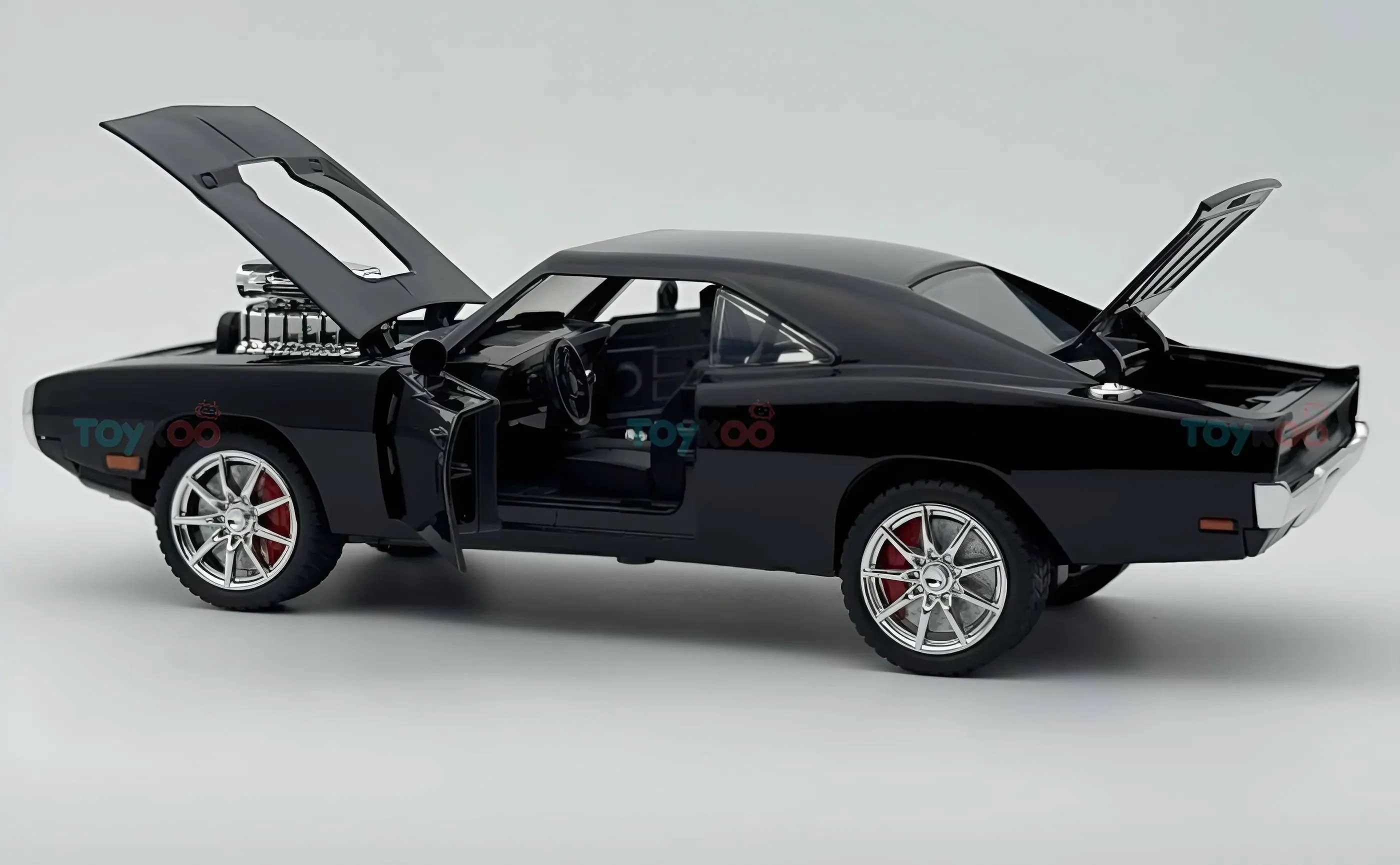 1970 Dodge Charger Fast & Furious 1:18 diecast Scale Model Car - Big Size - Image 3