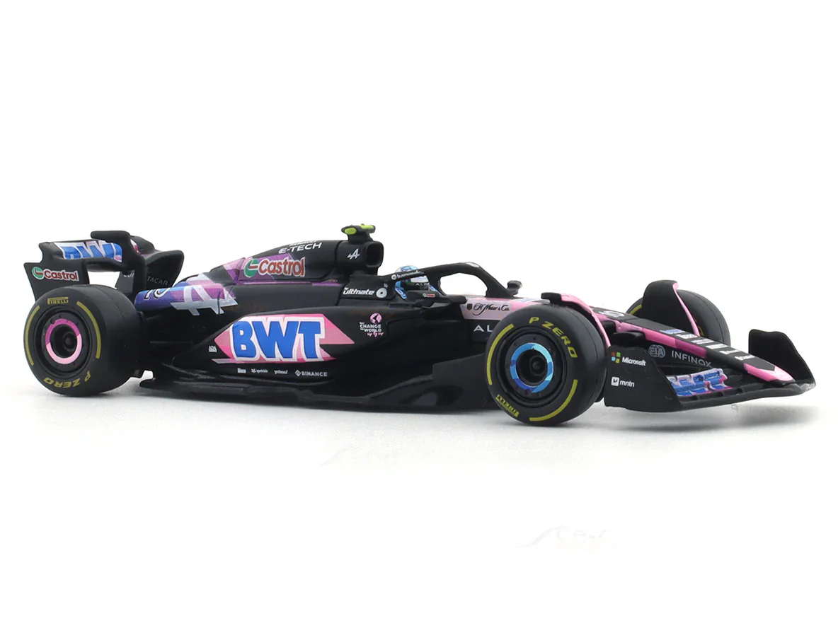 2024 Alpine A524 No. 10 Pierre Gasly 1:43 Bburago Formula 1 diecast scale model car - Image 6