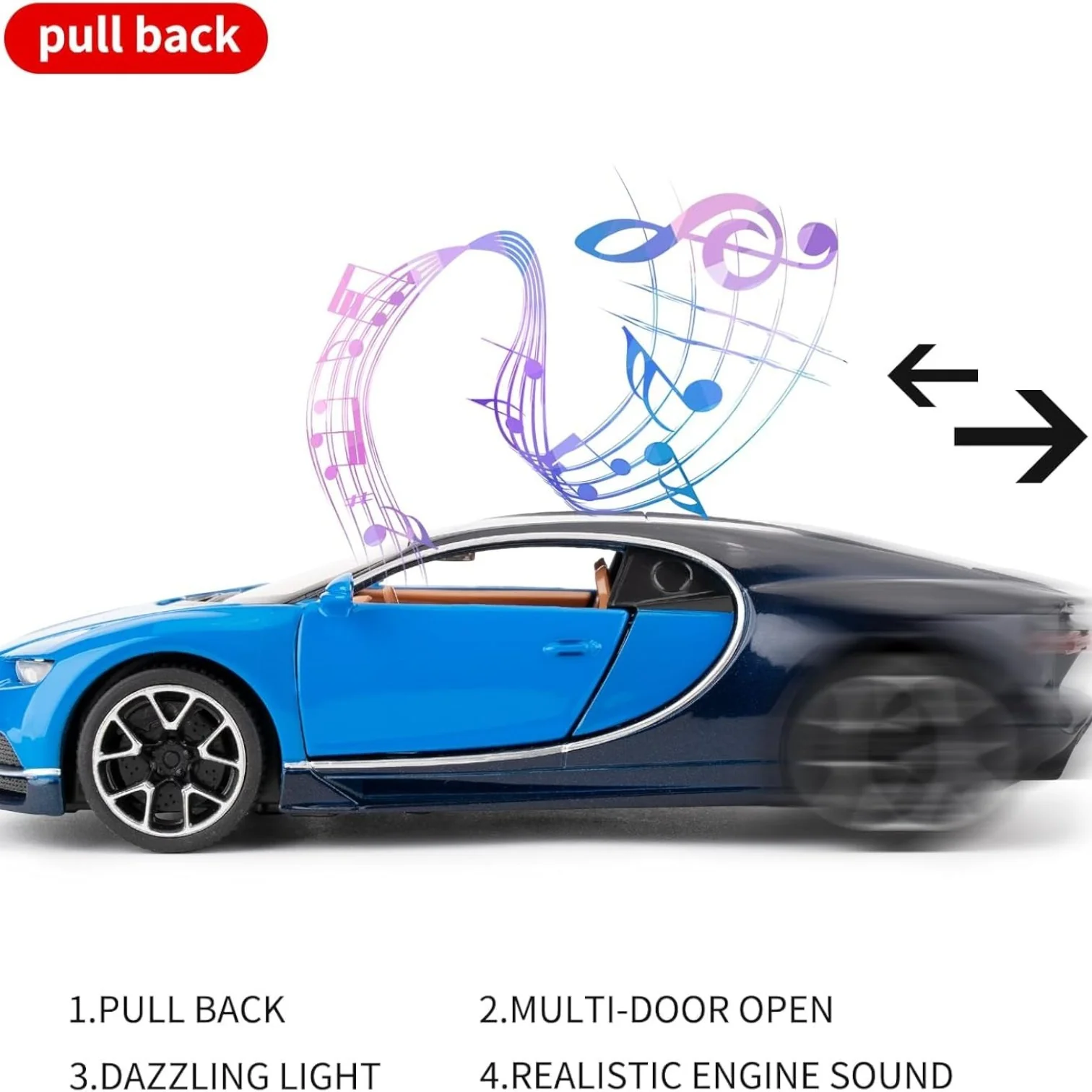 BUGATTI CHIRON METAL 1:24 DIE-CAST - Image 10