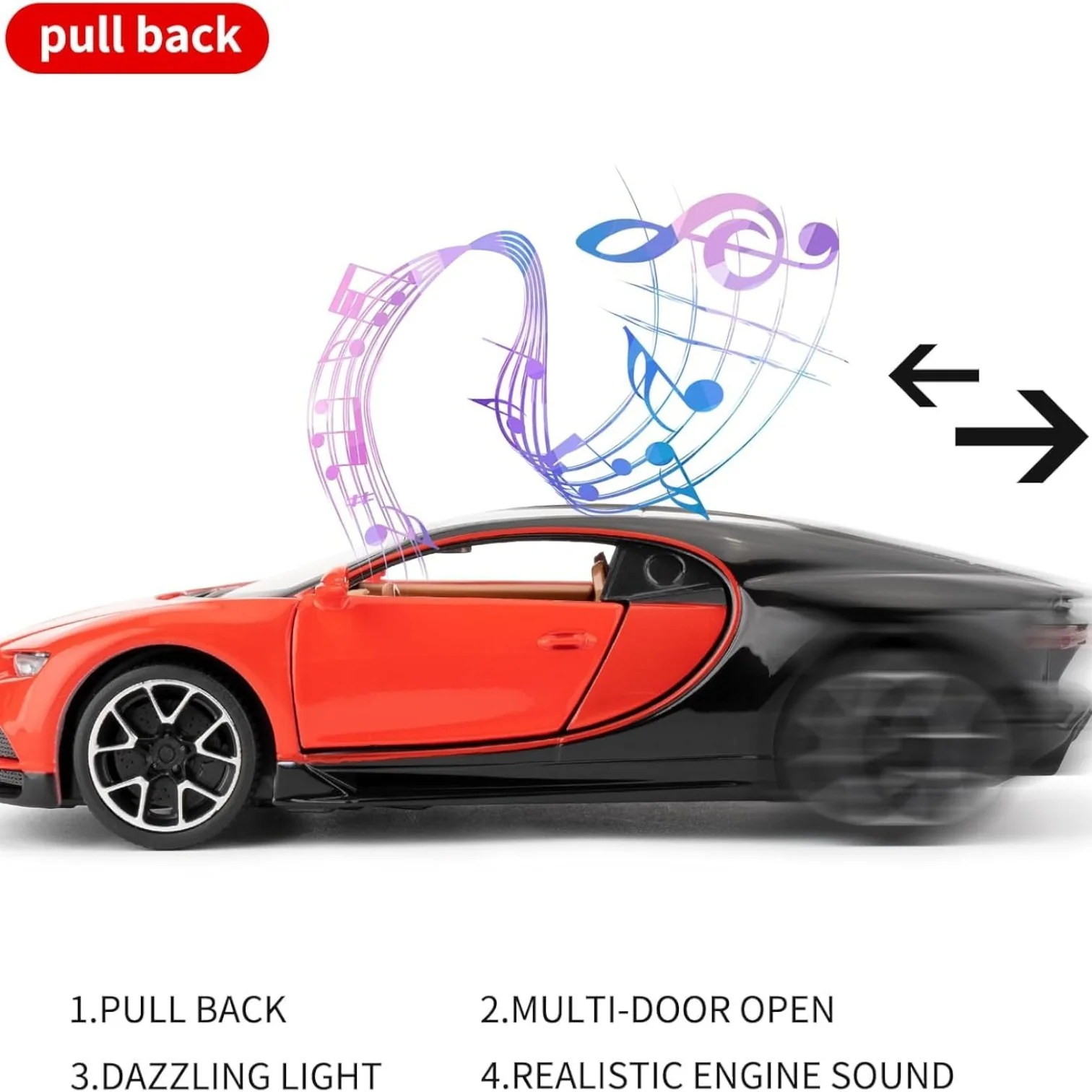 BUGATTI CHIRON METAL 1:24 DIE-CAST - Image 15
