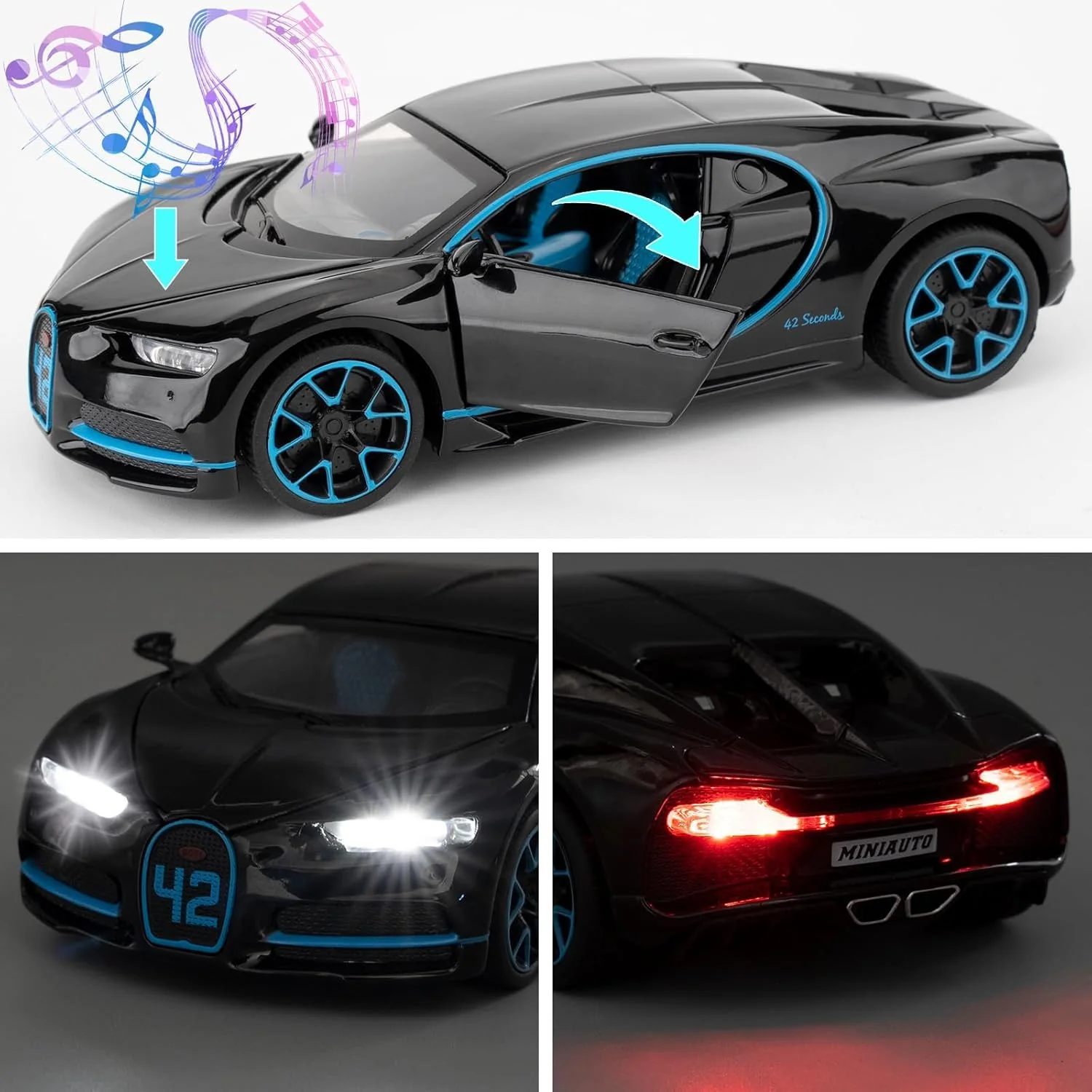 BUGATTI CHIRON METAL 1:24 DIE-CAST - Image 3